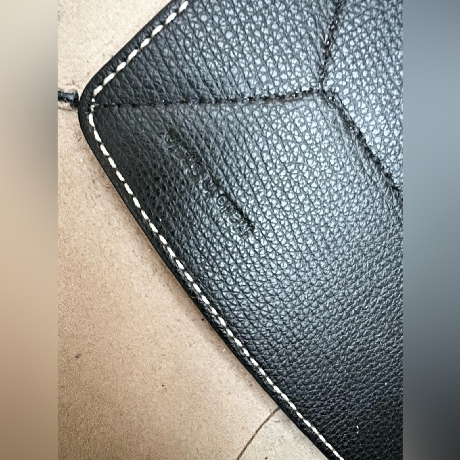 Polne Black Leather Tote Bag — image 5 of 8